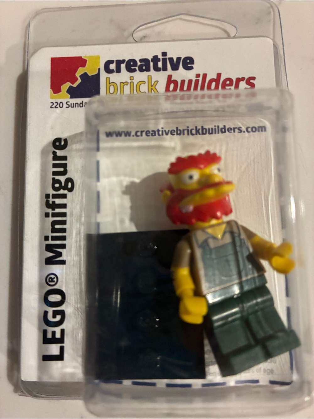 Lego mini figure.